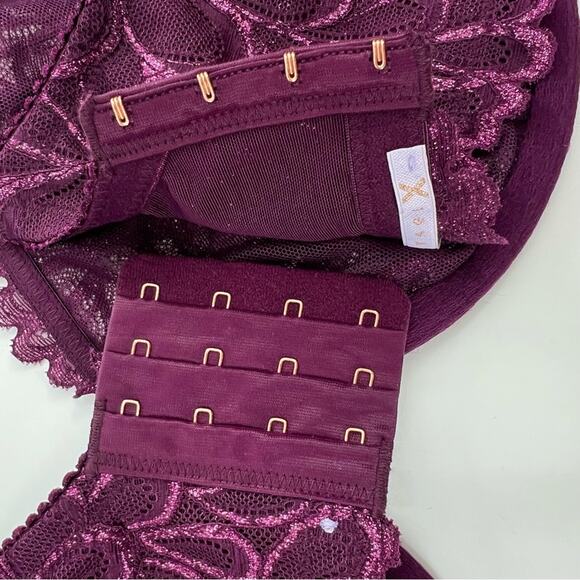 Savage x Fenty Savage Not Sorry Unlined Lace Balconette Bra Sz 42DDD - Picture 7 of 8